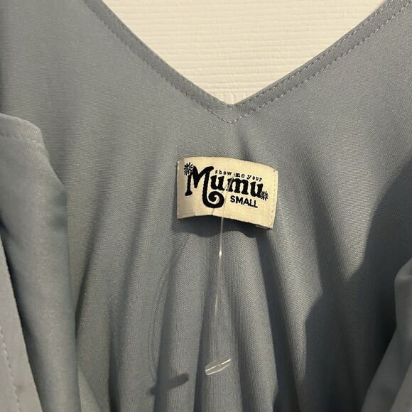 Show Me Your Mumu Maxi Dress Women's Kendall Size Small Light Blue Formal Flowy - Picture 8 of 12